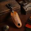 HALLMO Luxury Leather Car Key Case  for Porsche Macan