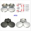 4PCS/lot 68MM ( 62mm 6Pin ) for 65mm Logo Car Wheel Center Hub Caps Hubcap Cover Car Styling Rim Accessories Chrome Silver/Black