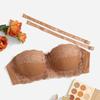 Women Plus Size Half Cup Brassiere Sexy Lace Comfortable Bow Bras 3 Hooks with Wire Bra 100C-89041