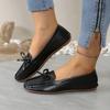 Women's Causal Flat Shoes New Summer Round Toe Slip On Walking Shoes for Women Outdoor Plus Size Butterfly Knot Woman's Loafers