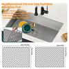 Kitchen Silicone Sink Protector Mat Foldable Anti Slip Tableware Drainage Drying Mats Household Multi Functional Desk Pad