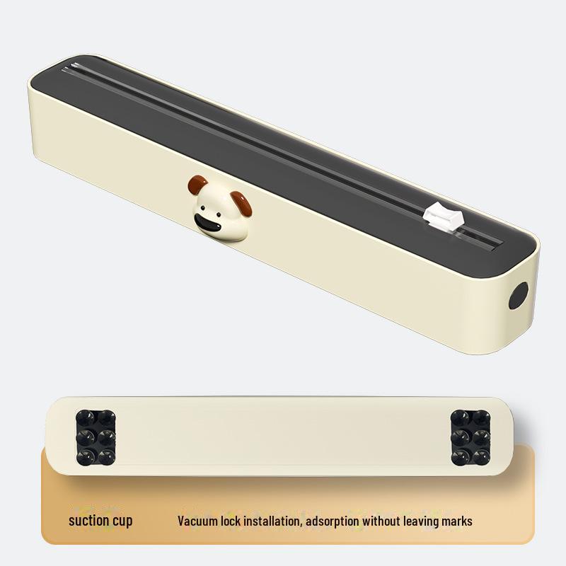 Magnetic Adjustable Kitchen Film & Foil Cutter with Storage Box