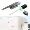 Freezer Door Handle Latches Interior Release Accessory Metal Kit