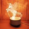 Creative Led Night Light Usb Plug Night Light Monochrome Bedside 3d Night Light