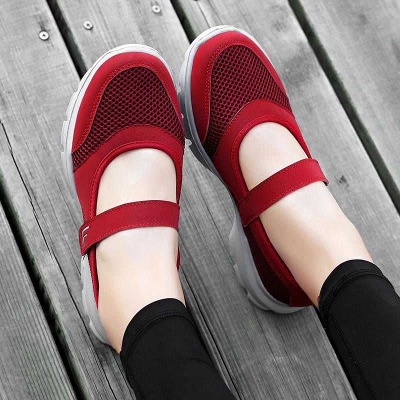 Women Flats Shoes Summer Mesh Sneakers Breathable Casual Shoes Women Loafers Lady Soft Walking Sneaker Boat Shoe Zapatos Mujer99