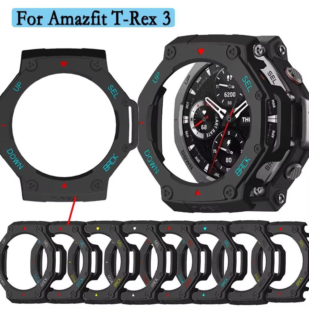 PC Screen Protector Bumper Protector Frame New Protective Case for Amazfit T-Rex 3