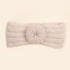 Autumn and Winter New Baby Wool Donut Hair Accessories, Children's Knitted Wool Headband, Baby Headband