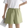 Women's Solid Color Linen Cotton Hemp Casual Sports Casual Shorts Pants