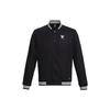Solid Color Single-Breasted Long Sleeve Jacket Men Jackets Black 1377437-001