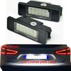 For Nissan Juke F15 Qashqai J10 J11 Armada Y62 Micra X-Trail Versa Rogue Sport Navara 2PCS LED License Number Plate Lamp