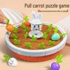 Carrot-pulling Educational Toy for Children, a Fun Montessori Exercise Game Teaching Fine Motor Skills To Infants.
