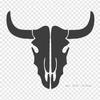 Bull Pumpkin Carving Stencil Cattle Iron On Heat Transfer Printing Vinyl Patches Sticker for Clothes DIY Appliques Washable Patches