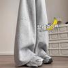 Gray Banana Sweatpants Women's New Autumn Scimitar Sports Wide-leg Trousers Sickle Slack Pants