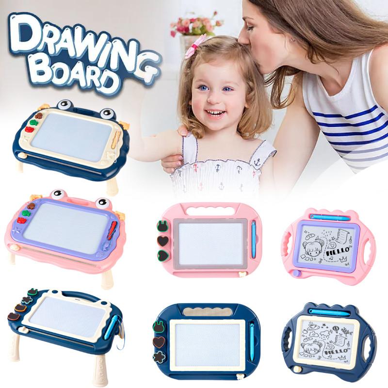 Kids Writing Magnetic Drawing Slate Magic Eraser Doodle Pad Color Board Sketch