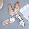 Flat Shoes 2025 Summer Sandals Flat Shoes Comfortable Women's Lace Breathable Bow Women's Shoes