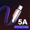 5A USB Type C Cable Fast Charging USB C Data Cord Phone Charger For Samsung S9 S8 Note 9 8 Huawei P20 Pocophone F1 Type-C Cable