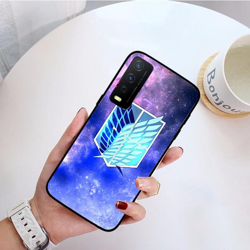 Anime Japanese Attack On Titan Phone Case for VIVO Y31 Y21 Y70 Y21S Y20 Y72 1907 Y12 Y11S Y53S Y33S Y55 Y76 Y51 Y15S Y01