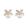 Latest Stylish Crystal Pearl Earrings for Women and Girls