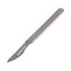 10pcs Carbon Steel Surgical Scalpel Blades Chisel PCB Dissecting Tool+1pc Handle
