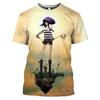 Rock Band Gorillaz Series Print Summer Men's O-Neck T-shirt Casual Short Sleeve Oversized T Shirts Fashion Trend Men Clothing
