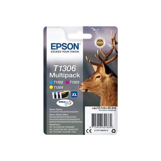 Epson Multipack T1306 - Deer - Cyan, Magenta, Yellow (C13T13064012)