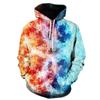 Women Men Pullover 3D Print Sweatshirt Couples Hooded Long Sleeve Plus Size Loose Hoodie