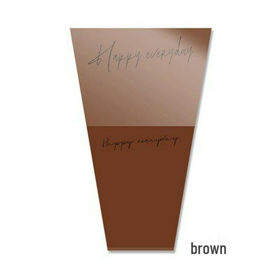 Chinese Style Transparent Floral Packaging Bag - Waterproof Kraft Paper