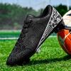35-45 Men's Low-top Football Shoes Outdoor Long-nailed Blue &White Porcelain Sports Football Boots Large Size Youth Sports Children's Football Boot