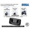 Capkit SEGA GAME GEAR - 20 Condensateurs - Amélioration Son Et Image - Consoles Rétro - Noir