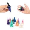 3D Printed Spiral Cone Toy Impossible Pyramid Passthrough Sculpture Pass Through Pyramid Fidget Mini Vortex Thread Illusion