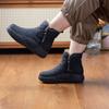 Snow Boots Women's Winter New Korean Version Fashionable Thick Soled Women's Shoes with Plush and Thickened Women's Boots