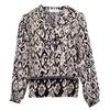 V-neck Blouse Ikat Beata Ethnic Print Woman LA PETITE ETOILE