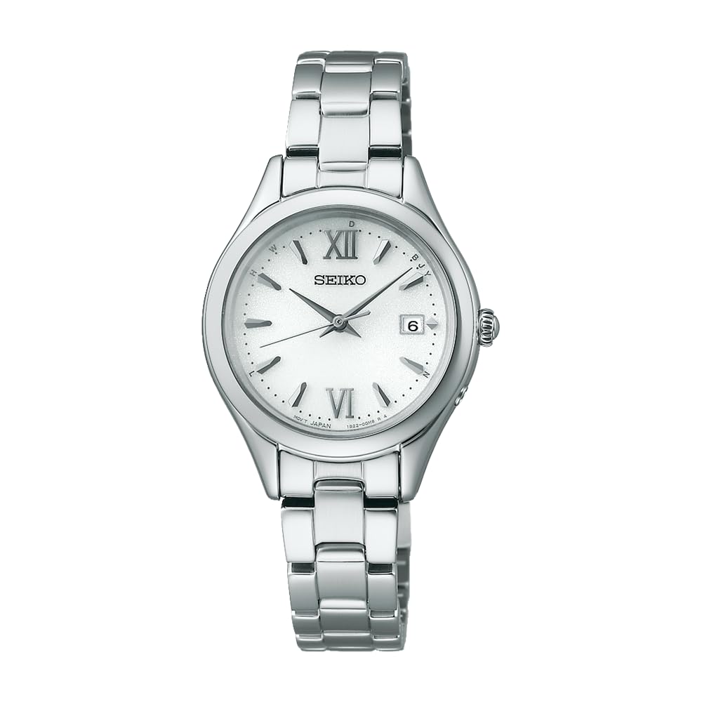 [Seiko Watch] Seiko Selection S Series Women's Solar Radio Round Face SWFH131 Silver Watch