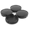 Wheel Center Cap Outer Diameter 58mm Inner Diameter 55mm Wheel Cap ABS Center Cover Set of 4