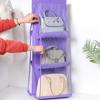 Double Side Transparent 6 Pocket Organizer Backpack Handbag Storage Bags Shoe Storage Bag Home Supplies Closet Rack Hangers