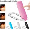 Usb Led Lights Eye Care LED Clip-on Book Light Book Reading Lamp Brightness Adjustable Charging Mode Table Night Indoor Lighting
