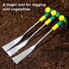 Steel Weed Remover Small Hand Shovel with T Handle Manual Weeding Tool for Digging