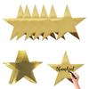 80Pcs Star Decoration Long-lasting Aluminum Foil Glittery Star Cutouts for Weddings Classroom Party Decor