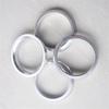 4 Pcs Aluminum Wheel Hub Centric Rings 57.1mm To 66.5mm, Hub Rings 66.5mm-57.1mm