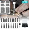22Pcs Damaged Screw Extractor Drill Bits Purpose Tools HSS Broken Speed Out Easy Out Bolt Stud Stripped Screw Remover Tool