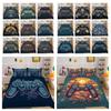 Game Handle Printed Bedding Cover Set Cool Home Textiles Queen Size Adults Duvet Cover Set Soft Pillowcase Bedspreads