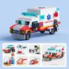 6in1 3D City Street Educational Toy Building Blocks Toys City Series Blocks Toys for Boys Gifts for Kids