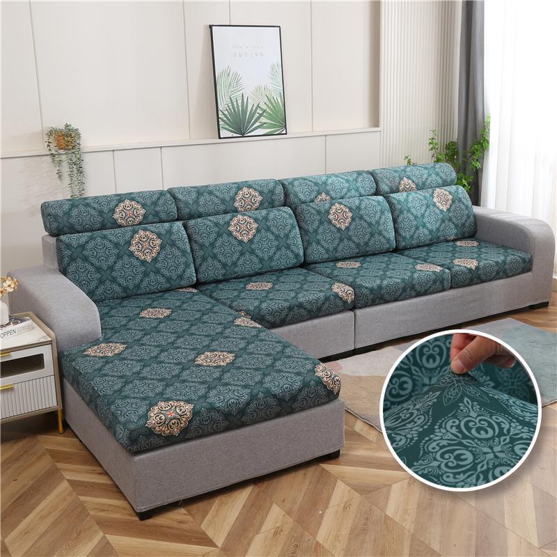 Elastic Sofa Seat Cover For Living Room Soft Couch Cover Full Wrap Backrest Cover Cushion Cover
