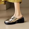 Height Women's Slippers and Ladies Sandals Rubber Shoes 2024 Trend H Sandal Shoe Luxury Unique 39 New Collection Summer Slides