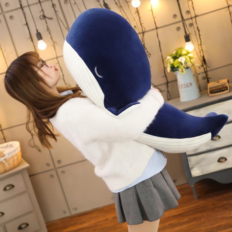 Super Soft Plush Toy Sea Animal Big Blue Whale Soft Toy Stuffed Animal Birthday Gift