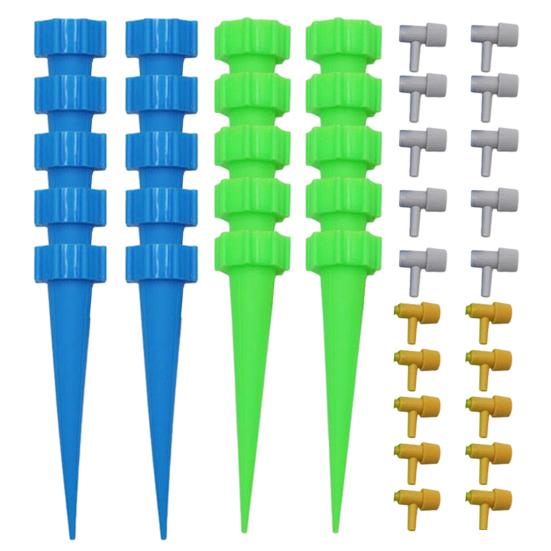 10/12/20/24Pcs Flower Waterer Spike Shoes Irrigation Controllable Water Flow Automatic System Plant Self-watering Tool