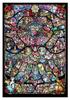 Tenyo In Stained Art Gyutto Series Jigsaw Puzzle Disney Disney Disney Pixar Heroine Collection Stained Glass with Service Card (Tenyo) [Made Japan]