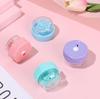 1PC Contact Lens Cleaner Case Portable Manually Rotatable Contact Lens Case Plastic Container Storage Holder Eyewear Accessories