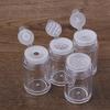 1 Pcs 10Ml White Empty Cosmetic Bottle Sifter Jars Container Screw Lid Makeup