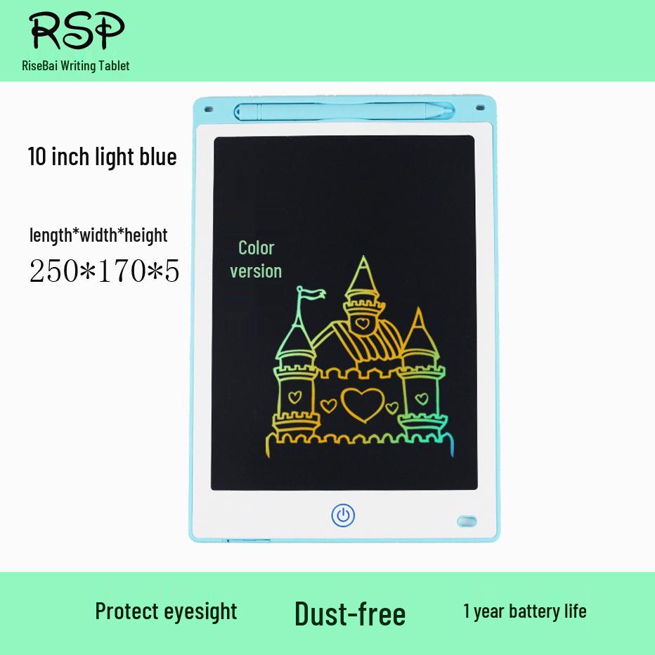 8.5, 10, 12-Inch LCD White Drawing Board for Kids - Educational Handwriting Blackboard Toy